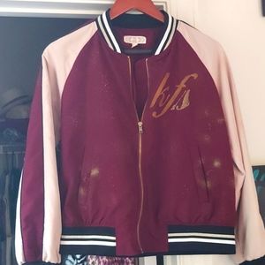 Graffiti varsity jacket